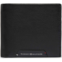 Product Tommy Hilfiger Men's Small Wallet TH Corp CC Flap and Coin, Black base image