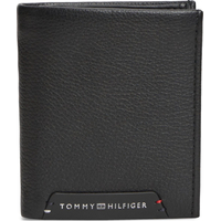 Product Tommy Hilfiger Men's Small Vertical Wallet, TH Corp, Black base image