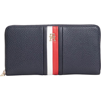 Product Tommy Hilfiger Women's Large Wallet TH Hilfiger Icon Continental Zip-Around Dark Blue base image