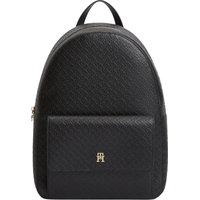 Product Tommy Hilfiger Women's Medium TH Icon Backpack, Mono, Black base image