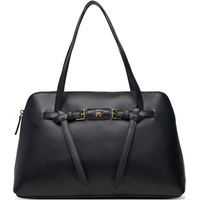 Product Tommy Hilfiger Women's Medium Shoulder Bag TH Buckle Tote Black base image