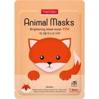 Product Purederm Animal Mask Fox Brightening Sheet Mask 21ml base image