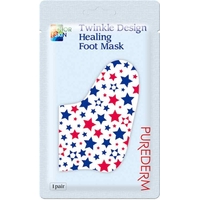 Product Purederm Twinkle Healing Foot Mask Μάσκα Ποδιών Για Ανάπλαση & Θρέψη 1 Ζεύγος base image