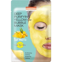 Product Purederm Deep Purifying Yellow O2 Bubble Mask Turmeric Μάσκα Καθαρισμού Με Κουρκουμά 20g base image