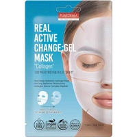 Product Purederm Real Active Change Gel Mask Collagen Αντιρυτιδική Μάσκα Προσώπου Με Κολλαγόνο 32g base image