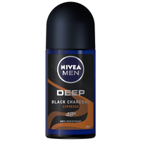 Product Nivea Roll-On Men 50ml Deep Black Charcoal Espresso base image