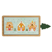 Product Ladelle Πιατέλα 33x11cm Γαλάζια Μπαμπού/Κεραμική Gingerbread Dasher Σε Συσκευασία Δώρου base image