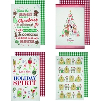 Product Ladelle Festive Fun Set 2 Τεμαχίων Πετσέτες Κουζίνας Christmas Assorted Designs base image