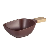 Product Ladelle Μπωλ Σερβιρίσματος Με Λαβή Linear Texture 23x14x7cm Καφέ base image