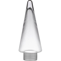 Product Ladelle Twinkle Christmas Tree Glass Tealight Ριγωτή Θήκη Ρεσό Γυάλινη 25cm - Clear base image