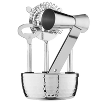 Product Maxwell & Williams Σετ 4τμχ Εργαλεία Μπαρ Ανοξείδωτο Σφυρήλατο base image