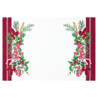 Product Maxwell & Williams Festive Flor Cotton Placemat Σουπλά Βαμβακερό 45X30Cm Κόκκινο/Λευκό base image