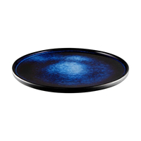 Product Maxwell & Williams Πιάτο Φαγητού 26,5cm με Ψηλό Χείλος Μπλε Midnight Caviar Πορσελάνης base image