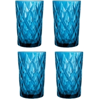 Product Casa Domani Deanna Blue Σετ Ποτηριών Αναψυκτικού/Νερού High Ball 340ml 4τμχ - Μπλε base image