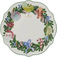 Product Maxwell & Williams Scallop Πιάτο 20cm Λευκό Tis Season base image