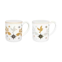 Product Maxwell & Williams White Christmas Set of 2 Mugs Σετ 2 Κούπες Πορσελάνινες 340ml base image