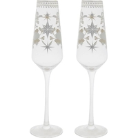 Product Maxwell & Williams White Christmas Prosecco Glasses Γυάλινα 240ml Σετ 2 Τεμαχίων - Ασημί base image