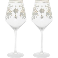 Product Maxwell & Williams White Christmas Ποτήρια Κρασιού Γυάλινα 500ml Σετ 2 Τεμαχίων - Ασημί base image