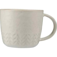 Product Maxwell & Williams Club Nordic Κούπα Κεραμική 400ml - Λευκή Chevron Waves base image