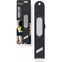 Product Microplane Τρίφτης Τζίντζερ 3-σε-1 Μαύρο base image