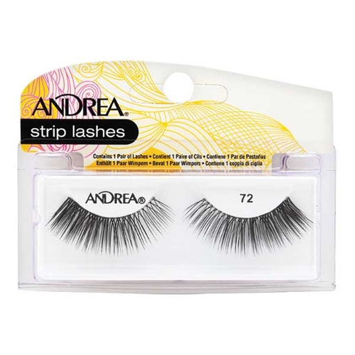 Product Andrea Strip Lashes | Απόχρωση 72 Black base image