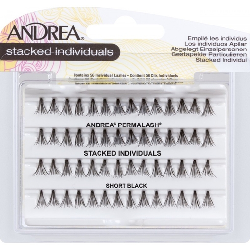 Product Andrea Stacked Individual Short False Lashes 8ml | Απόχρωση Dramatic Volume base image