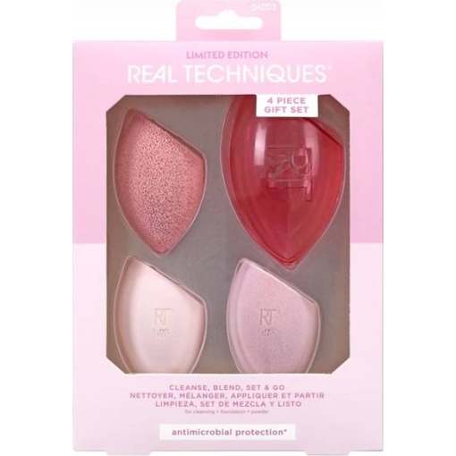 Product Real Techniques Cleanse Blend Set & Go Makeup Brush Set base image