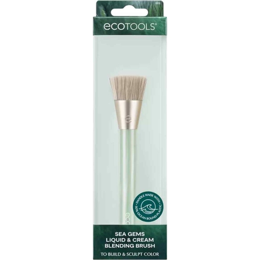 Product EcoTools Sea Gems Liquid & Cream Blending Brush Πινέλο Μακιγιάζ Για Υγρά & Κρεμώδη Προϊόντα base image