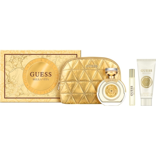 Product Guess Bella Vita Γυναικείο Αρωματικό Σετ: Eau De Parfum 100ml & Travel Spray 15ml & Body Lotion 100ml & Pouch base image