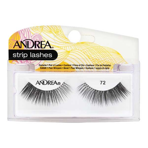 Product Andrea Strip Lashes - 72 Black base image