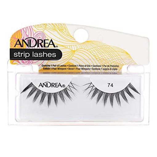 Product Andrea Strip Lashes #74 Black base image