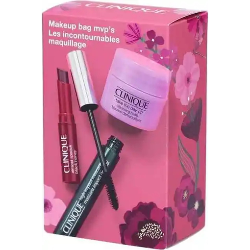 Product Clinique Clinique High Impact-Mascara Eye Makeup Set: High Impact™ Mascara in Black 7 ml + Almost Lipstick in Black Honey 1.2 g + Take The Day Off™ Cleansing Balm 15 ml base image