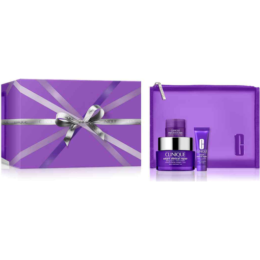 Product Clinique Smart Clinical Repair Σετ Περιποίησης Προσώπου: Lifting Face & Neck Cream 50ml & Wrinkle Correcting Serum 10ml & Wrinkle Correcting Eye Cream 5ml base image