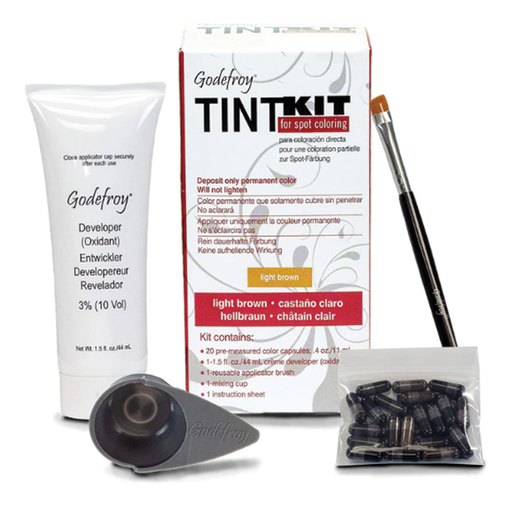 Product Godefroy Eyebrow Tint Kit For Spot Coloring 44ml - Light Brown base image