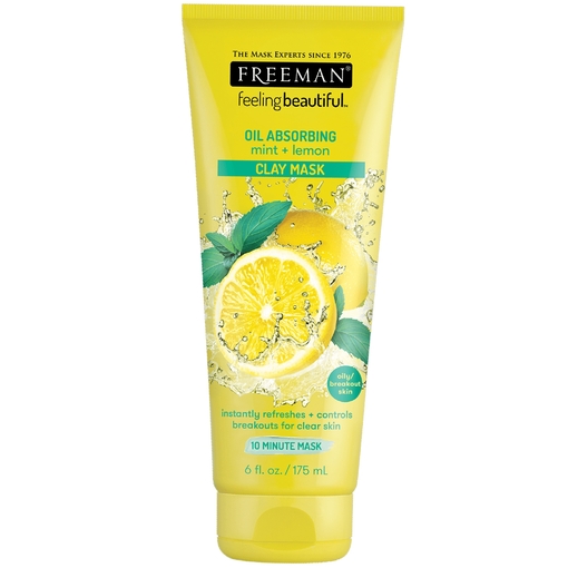 Product Freeman Μάσκα Έλεγχος Λιπαρότητας Mint & Lemon 175ml base image