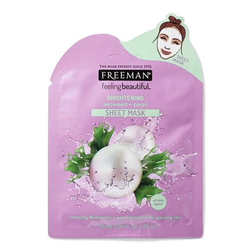 Product Freeman Μάσκα Λάμψης Seaweed & Pearl 25ml base image