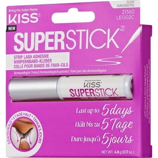 Product Kiss Lash Couture Extended Wear Clear Lash Adhesive Κόλλα Βλεφαρίδων 5g base image