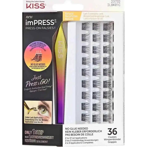 Product Kiss imPRESS Press-on Falsies Kit 01 Σετ Ψεύτικες Βλεφαρίδες 20 Τεμάχια - 01 base image
