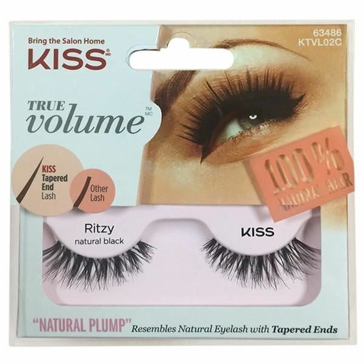 Product KISS True Volume Lash - Ritzy Natural Black False Eyelashes base image