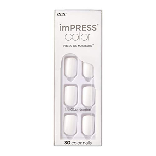 Product KISS Impress Color Press-On Manicure | Απόχρωση Frosting base image