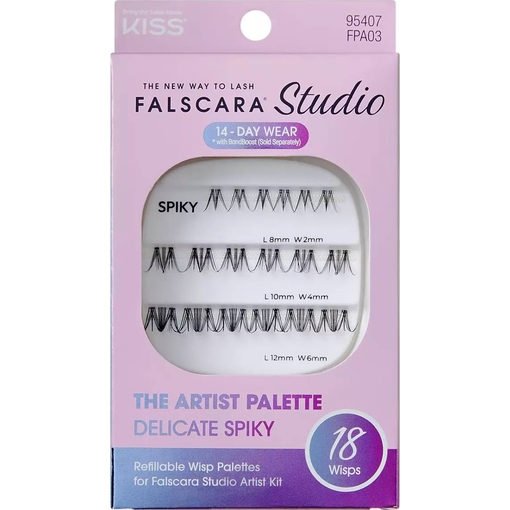 Product Kiss Falscara Studio Palette Παλέτα Βλεφαρίδων - 03 Wispy base image