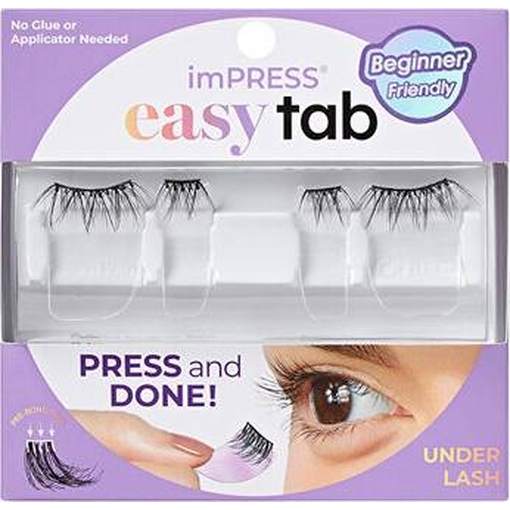 Product Kiss Impress Press on Falsies Easy Tab Αυτοκόλλητες Βλεφαρίδες 20τμχ - 01 Volumizing base image