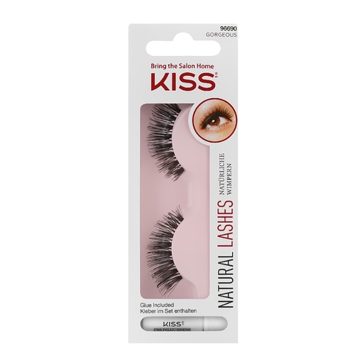 Product Kiss False Lashes Artificial Eyelash Mink Effect Dazzling base image