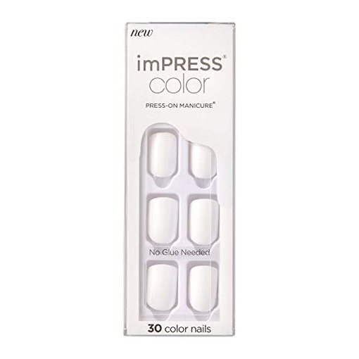Product Kiss imPRESS Color Press-on Manicure - Frosting base image