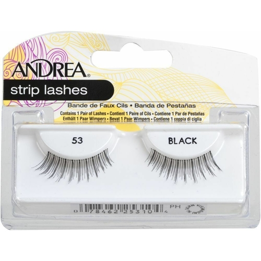 Product Andrea Strip Lashes #53 Black base image