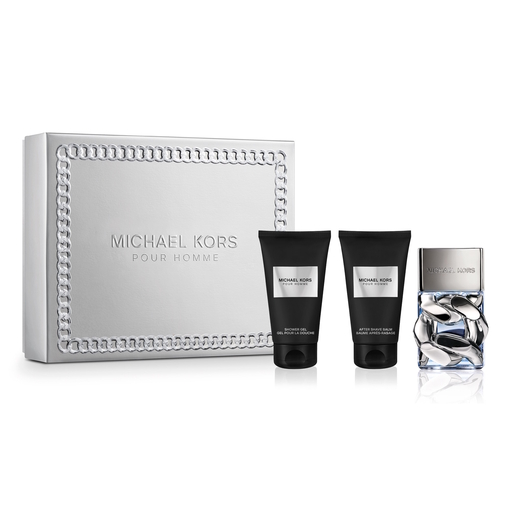 Product Michael Kors Men's Fragrance Set Pour Homme Eau de Parfum Gift Set: Eau de Parfum Spray 50ml & Shower Gel 50ml & After Shave Balm 50ml base image