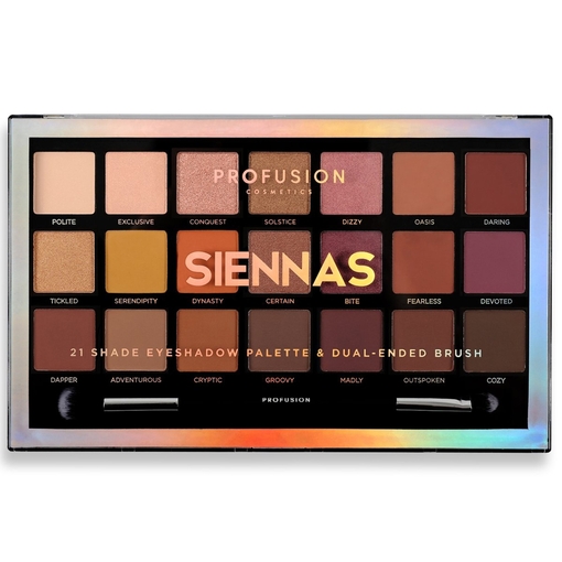 Product Profusion Cosmetics Παλέτα Σκιών Siennas  base image
