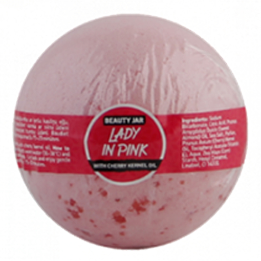 Product Beauty Jar Lady in Pink Bath Bomb 150g base image