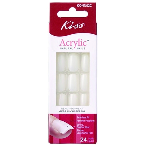 Product Kiss Natural Nails Ultra Natural 24τμχ base image