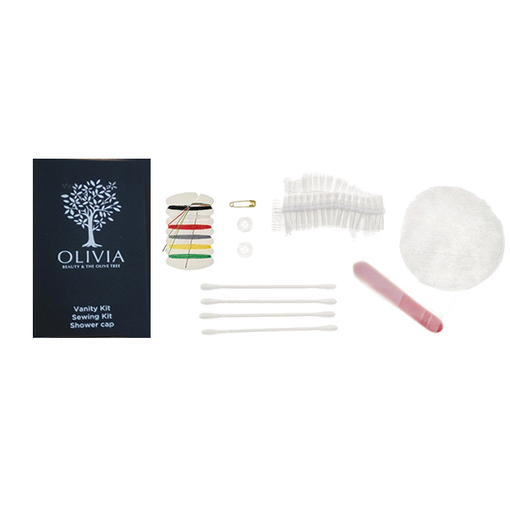 Product Papoutsanis Olivia Beauty & The Olive Tree Vanity,Sewing Kit and Shower Cap base image